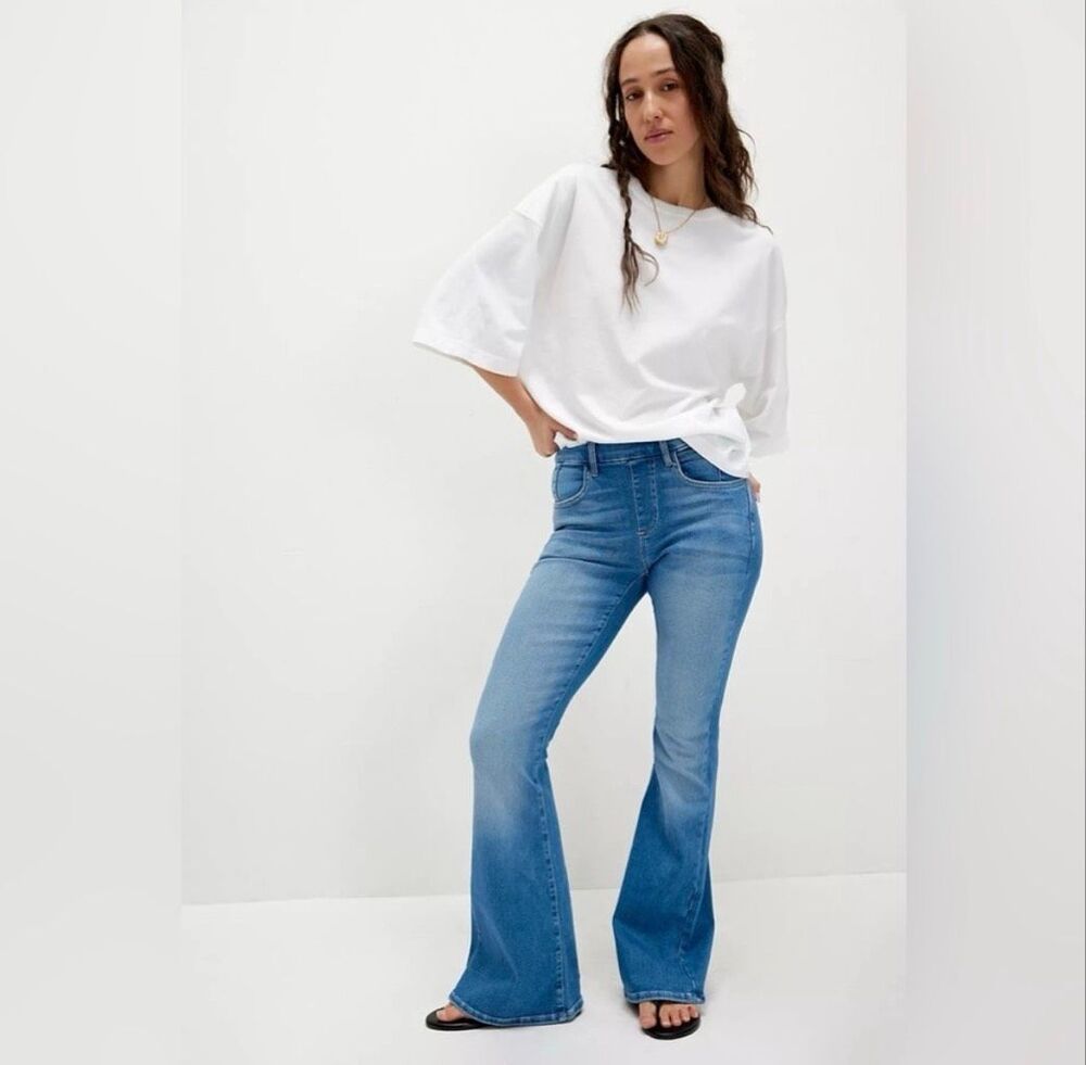 Free People We The Free CRVY Infinite Stretch Pull-On Flare L